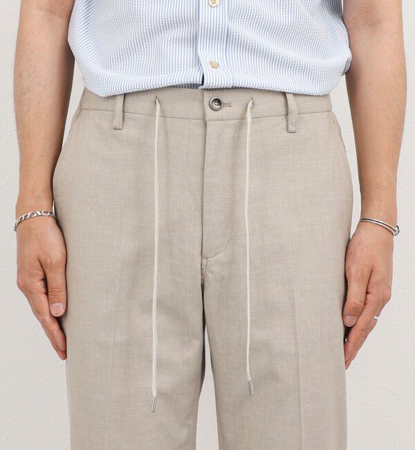 NOLLEY'S goodman「《ビジカジ対応》綿麻COOLMAX イージーパンツ 26SS」|チノ|