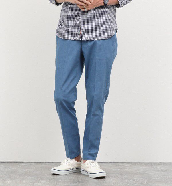 NOLLEY'S goodman「《ビジカジ対応》綿麻COOLMAX イージーパンツ 26SS」|チノ|
