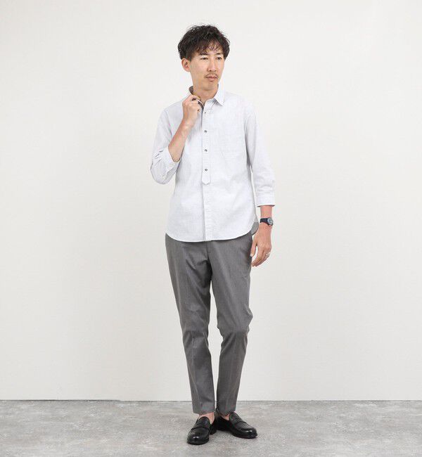 NOLLEY'S goodman「《ビジカジ対応》綿麻COOLMAX イージーパンツ 26SS」|チノ|