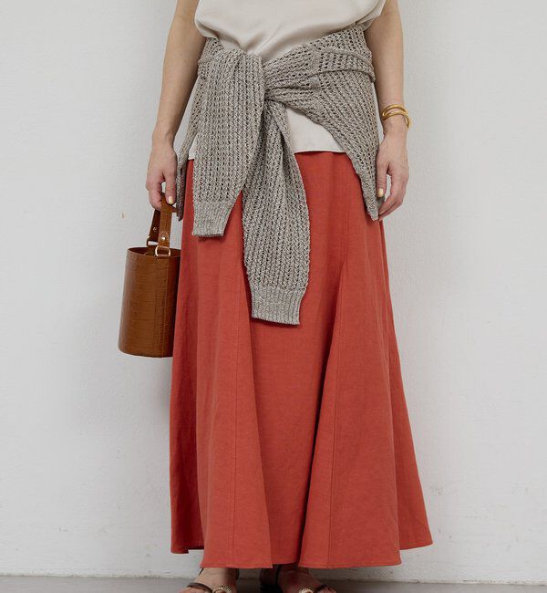  「リネンマチフレアスカート」|スカート|