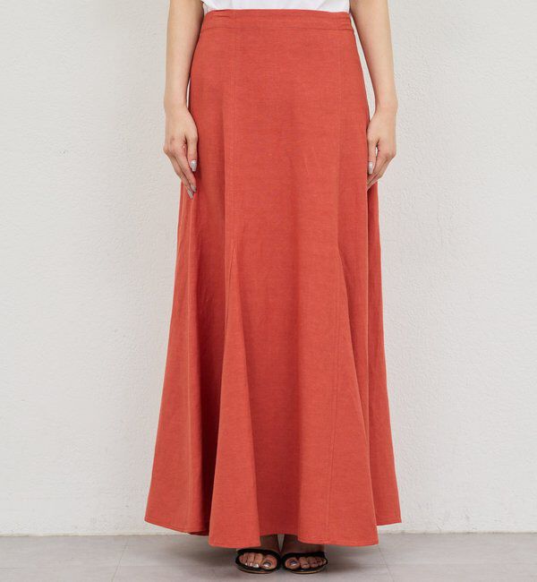  「リネンマチフレアスカート」|スカート|