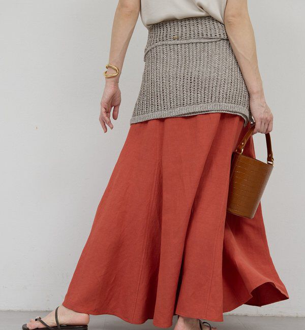  「リネンマチフレアスカート」|スカート|