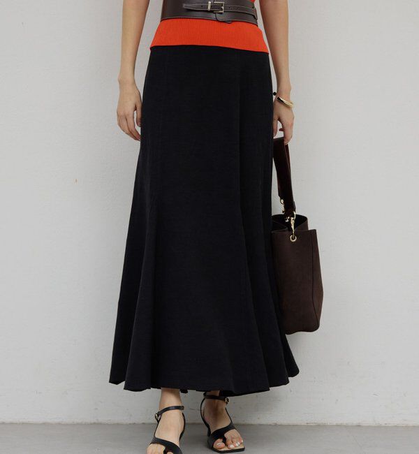  「リネンマチフレアスカート」|スカート|