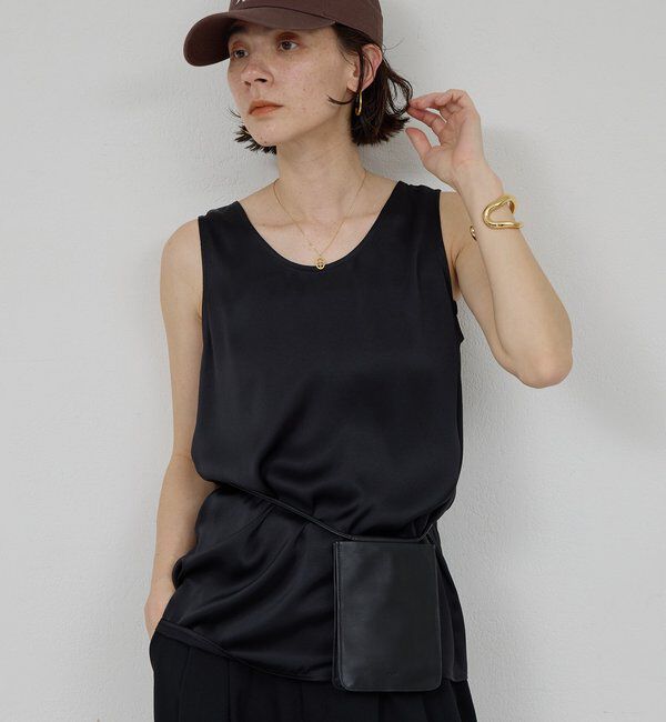  「エアリーサテンタンク」|シャツ・ブラウス|