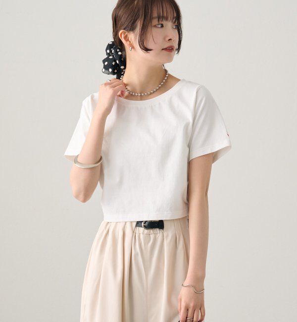 「バックロゴプリントちびTシャツ」|Tシャツ・カットソー|