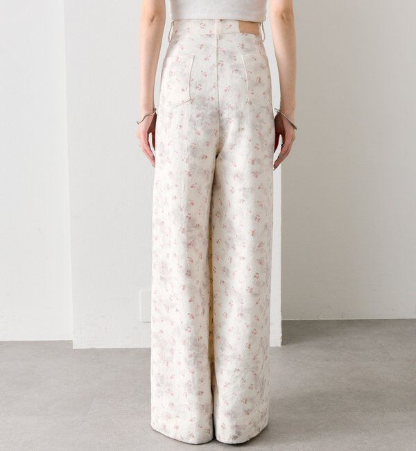  「フラワータックパンツ」|チノ|