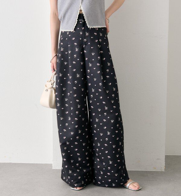  「フラワータックパンツ」|チノ|