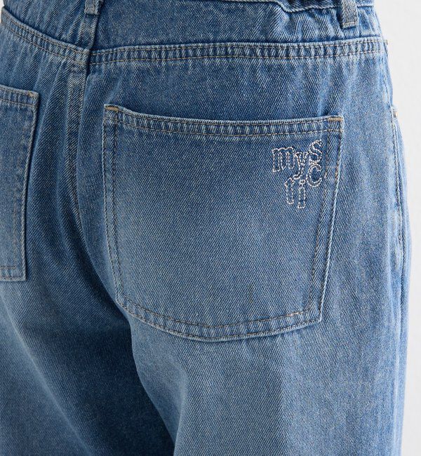  「ポケットステッチフレアデニム」|デニム|