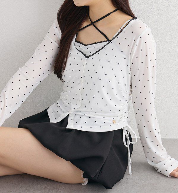  「ビスチェsetドロストカーディガン」|プルオーバー|