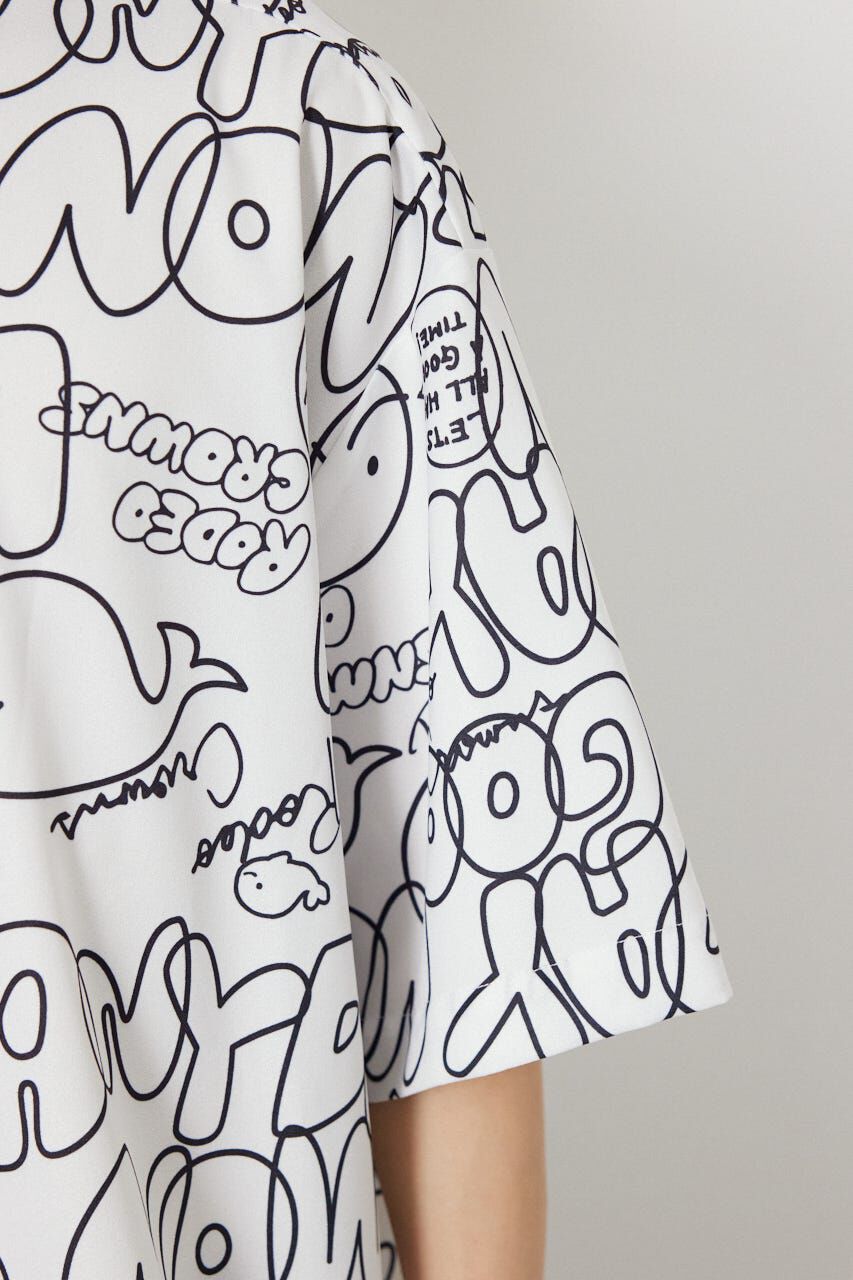 RODEO CROWNS「ドローイングホエールシャツ」|シャツ・ブラウス|