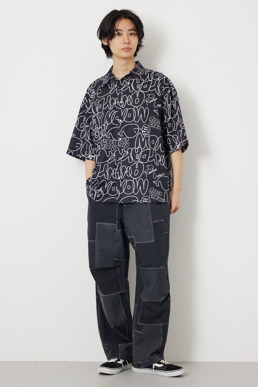 RODEO CROWNS「ドローイングホエールシャツ」|シャツ・ブラウス|