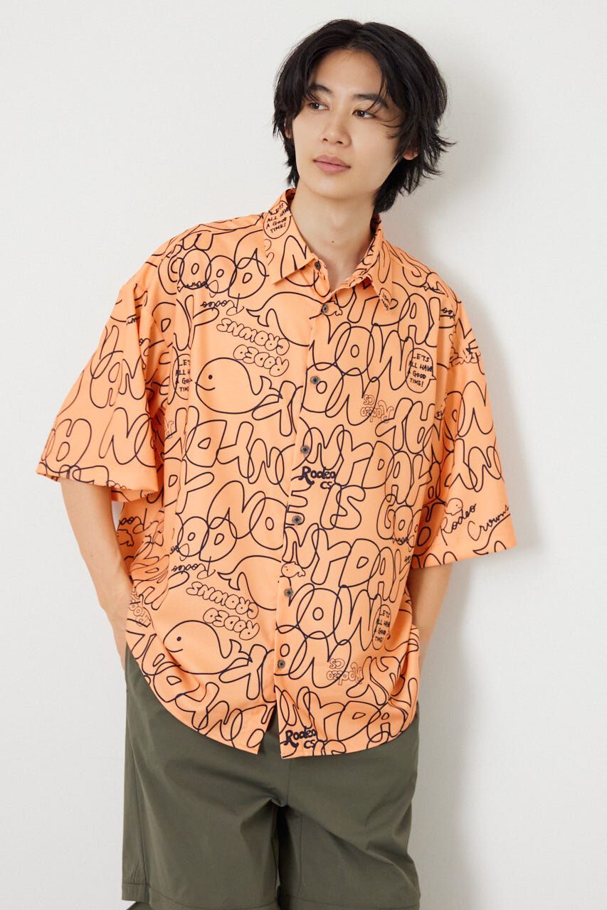 RODEO CROWNS「ドローイングホエールシャツ」|シャツ・ブラウス|ORG