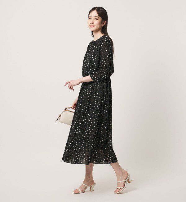 UNITED ARROWS「ギャザー ドレープ ワンピース ‐ウォッシャブル‐」|ワンピース|その他1