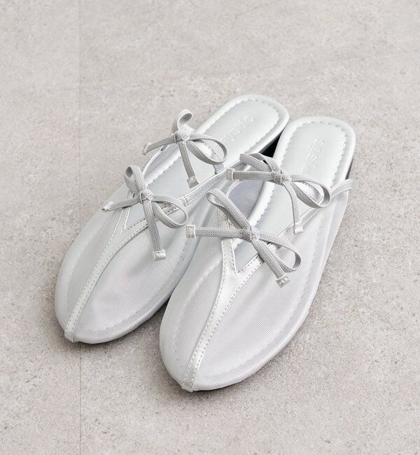  「リボンチュールフラットシューズ」|その他|