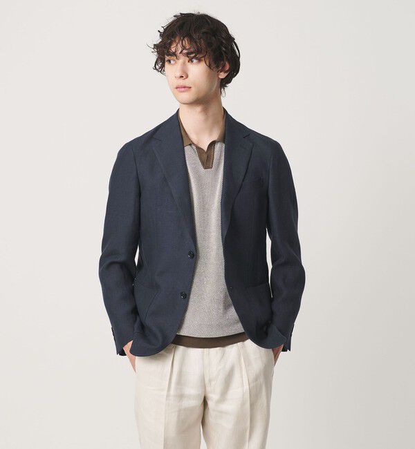 UNITED ARROWS「LIBECO シングル 2ボタン テーラード ジャケット」|テーラードジャケット|NAVY