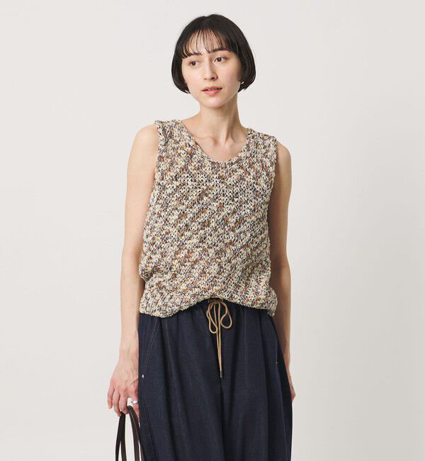 UNITED ARROWS「カラーミックス ニット ベスト」|ベスト・ジレ|MD.BROWN