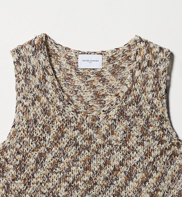 UNITED ARROWS「カラーミックス ニット ベスト」|ベスト・ジレ|