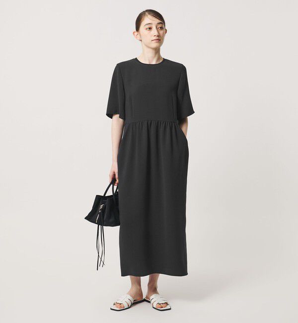 UNITED ARROWS「COMFY ショートスリーブ ワンピース ‐防汚 UVカット ウォッシャブル‐」|ワンピース|