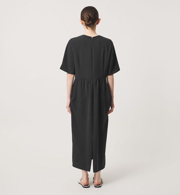 UNITED ARROWS「COMFY ショートスリーブ ワンピース ‐防汚 UVカット ウォッシャブル‐」|ワンピース|