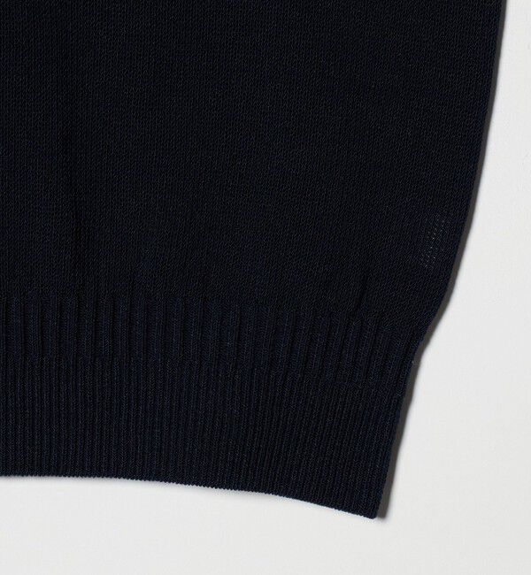 UNITED ARROWS「クルーネック ベーシック ショートスリーブ ニット ‐ウォッシャブル‐」|ニット・セーター|