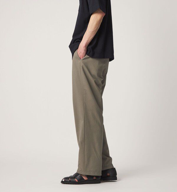 UNITED ARROWS「DotAir ドットエア サッカー ヘムコード 2プリーツ パンツ　吸水速乾」|その他|