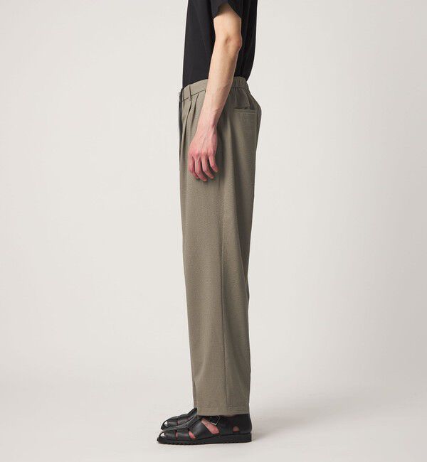 UNITED ARROWS「DotAir ドットエア サッカー ヘムコード 2プリーツ パンツ　吸水速乾」|その他|