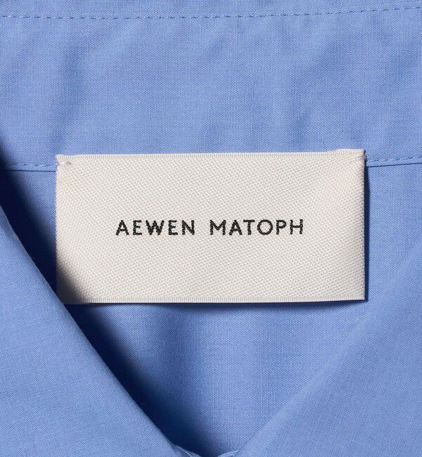 AEWEN MATOPH「＜AEWEN MATOPH＞ペプラムショートスリーブシャツ ウォッシャブル」|シャツ・ブラウス|