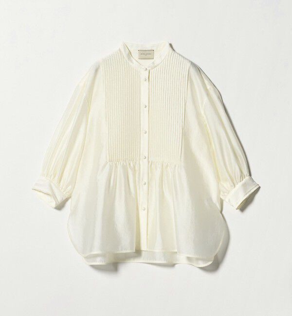 UNITED ARROWS「シルキー ピンタック ブラウス ‐ウォッシャブル‐」|シャツ・ブラウス|