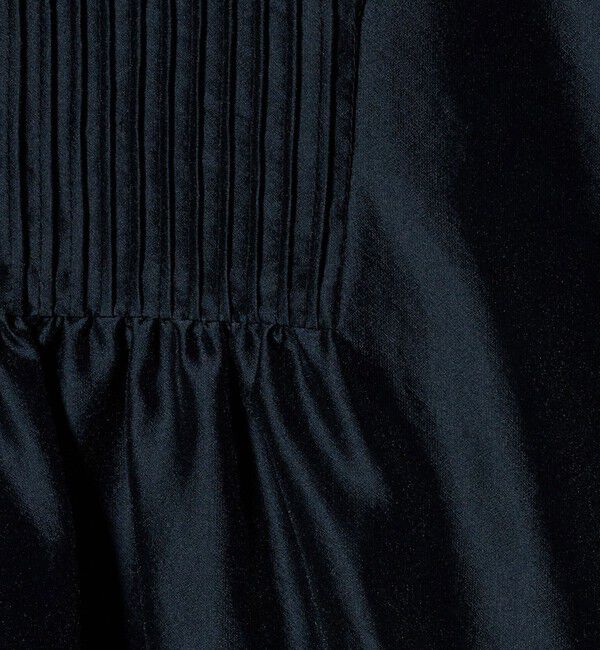 UNITED ARROWS「シルキー ピンタック ブラウス ‐ウォッシャブル‐」|シャツ・ブラウス|