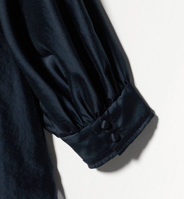 UNITED ARROWS「シルキー ピンタック ブラウス ‐ウォッシャブル‐」|シャツ・ブラウス|