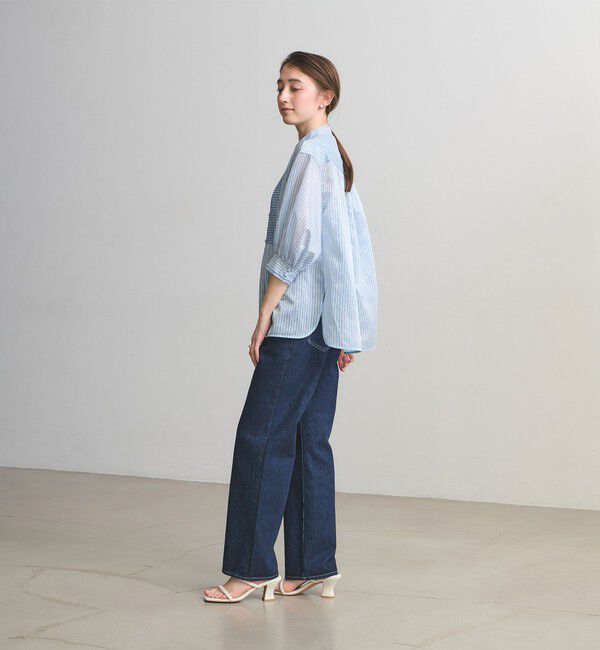 UNITED ARROWS「シルキー ピンタック ブラウス ‐ウォッシャブル‐」|シャツ・ブラウス|