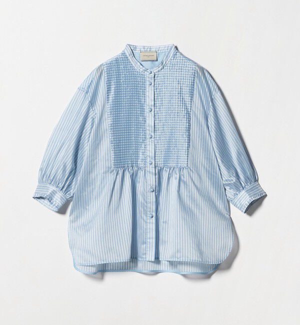 UNITED ARROWS「シルキー ピンタック ブラウス ‐ウォッシャブル‐」|シャツ・ブラウス|