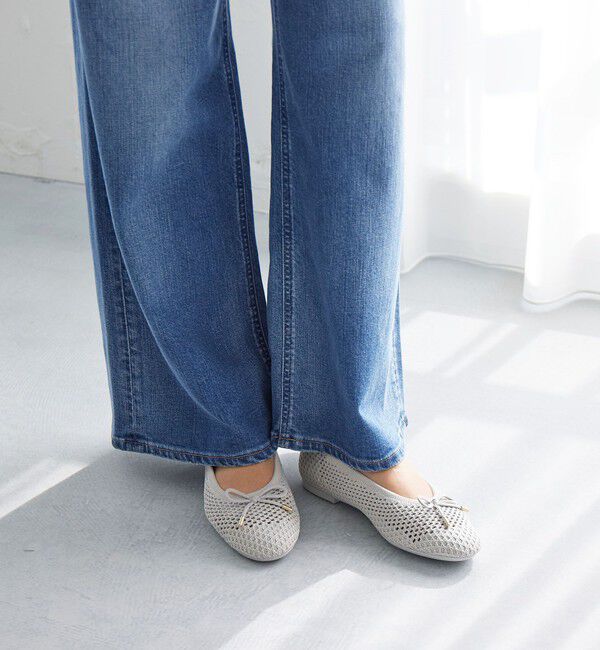 UNITED ARROWS green label relaxing「ウェルネスシアー バレエシューズ / ニットシューズ」|ローファー|