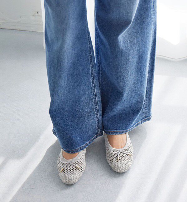 UNITED ARROWS green label relaxing「ウェルネスシアー バレエシューズ / ニットシューズ」|ローファー|