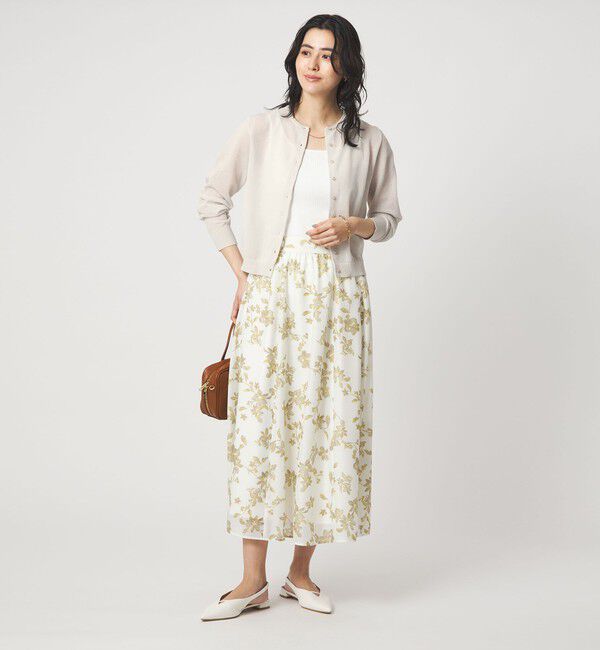 UNITED ARROWS green label relaxing「ハニカム クロップド ニット カーディガン」|カーディガン|