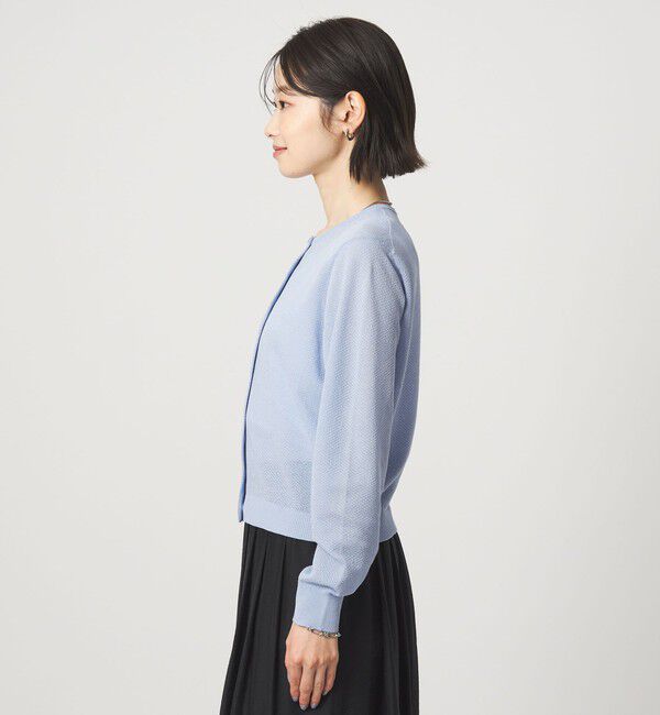 UNITED ARROWS green label relaxing「ハニカム クロップド ニット カーディガン」|カーディガン|