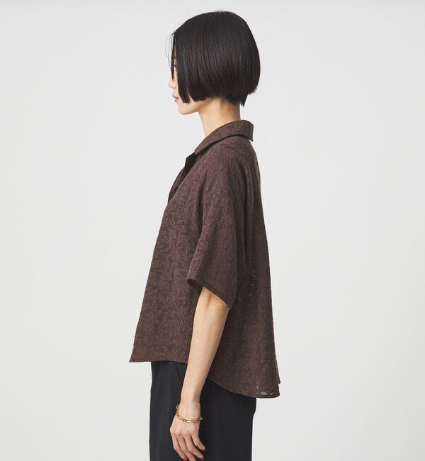 UNITED ARROWS green label relaxing「ジャガード シャツ」|シャツ・ブラウス|