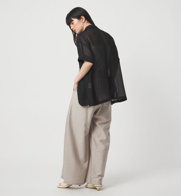 EMMEL REFINES「＜EMMEL REFINES＞EM カラミ 3ボタン ショートスリーブ ジャケット」|テーラードジャケット|