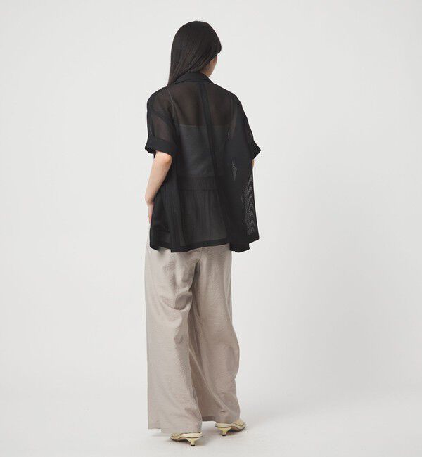 EMMEL REFINES「＜EMMEL REFINES＞EM カラミ 3ボタン ショートスリーブ ジャケット」|テーラードジャケット|