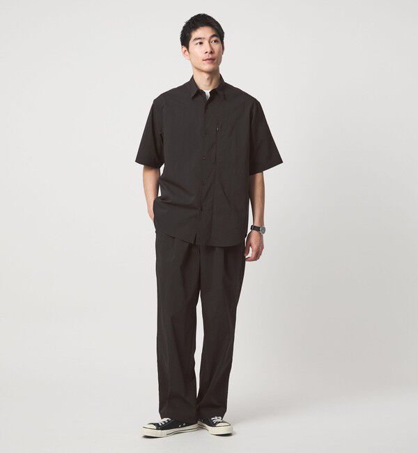 UNITED ARROWS green label relaxing「WONDER CLOTH ジャストルーズ レギュラーカラー 半袖 シャツ -ストレッチ・接触冷感・吸水速乾-」|シャツ・ブラウス|