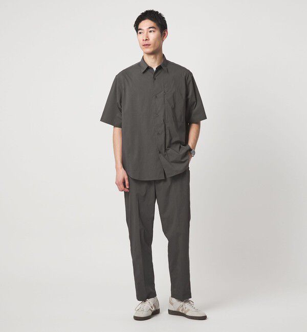 UNITED ARROWS green label relaxing「WONDER CLOTH ジャストルーズ レギュラーカラー 半袖 シャツ -ストレッチ・接触冷感・吸水速乾-」|シャツ・ブラウス|