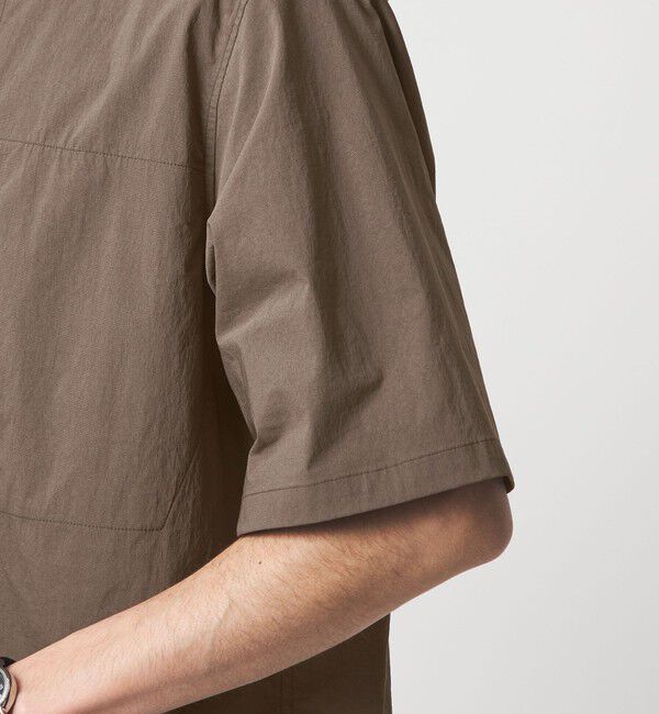 UNITED ARROWS green label relaxing「WONDER CLOTH ジャストルーズ レギュラーカラー 半袖 シャツ -ストレッチ・接触冷感・吸水速乾-」|シャツ・ブラウス|