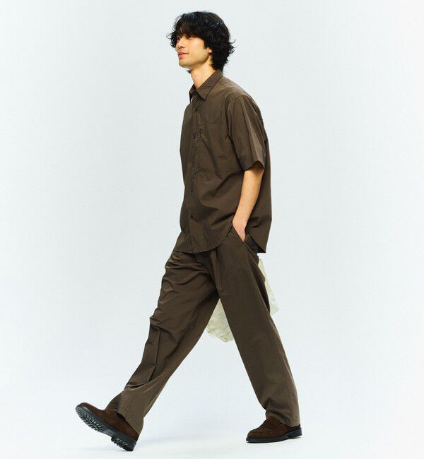 UNITED ARROWS green label relaxing「WONDER CLOTH ジャストルーズ レギュラーカラー 半袖 シャツ -ストレッチ・接触冷感・吸水速乾-」|シャツ・ブラウス|