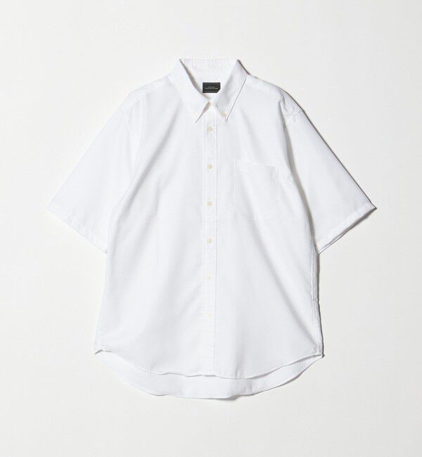 UNITED ARROWS green label relaxing「W/R オックス ボタンダウン 半袖 シャツ」|シャツ・ブラウス|