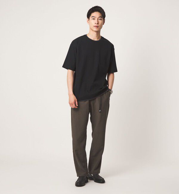 UNITED ARROWS green label relaxing「ピケ フェイクレイヤード クルーネック 半袖 Ｔシャツ」|Tシャツ・カットソー|
