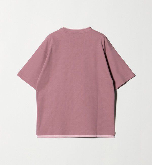 UNITED ARROWS green label relaxing「ピケ フェイクレイヤード クルーネック 半袖 Ｔシャツ」|Tシャツ・カットソー|