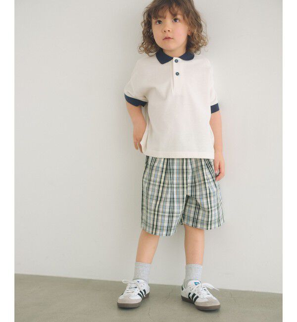 UNITED ARROWS green label relaxing「チェック ハーフパンツ キッズ / 100cm-130cm」|その他|OFF WHITE