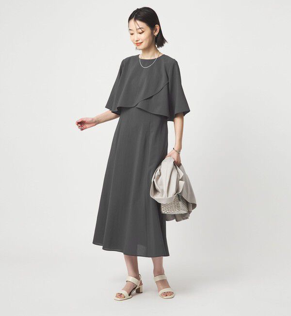 UNITED ARROWS green label relaxing「ケープ ナローフレア ワンピース」|ワンピース|