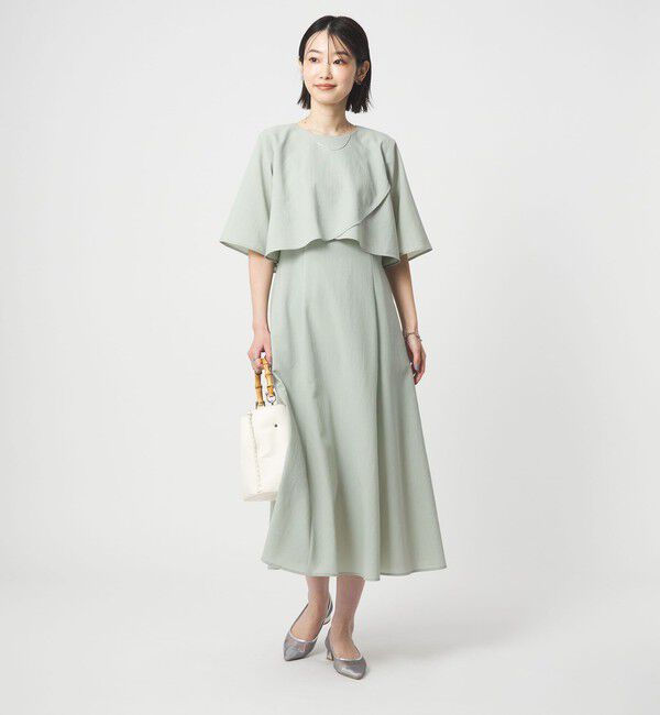 UNITED ARROWS green label relaxing「ケープ ナローフレア ワンピース」|ワンピース|