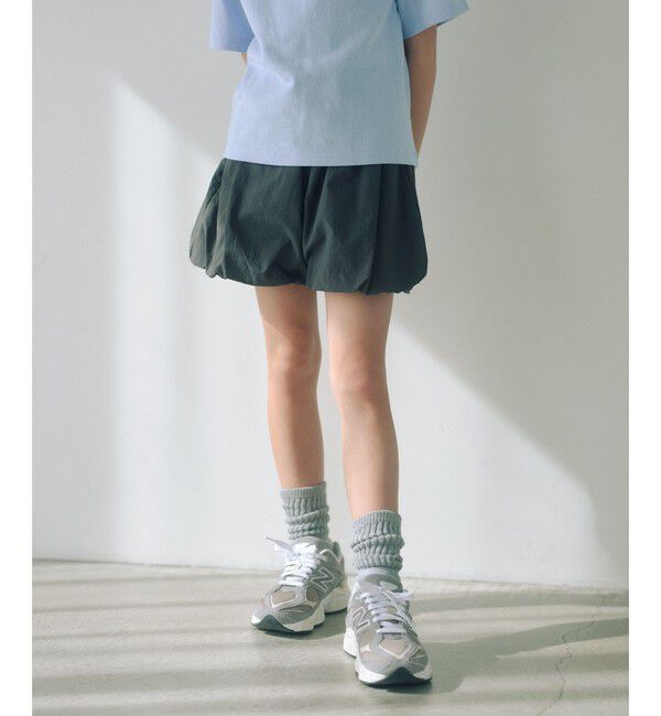 UNITED ARROWS green label relaxing「タッサーバルーン キュロット / キッズ  100cm-160cm 撥水 UVカット」|その他|DK.GRAY